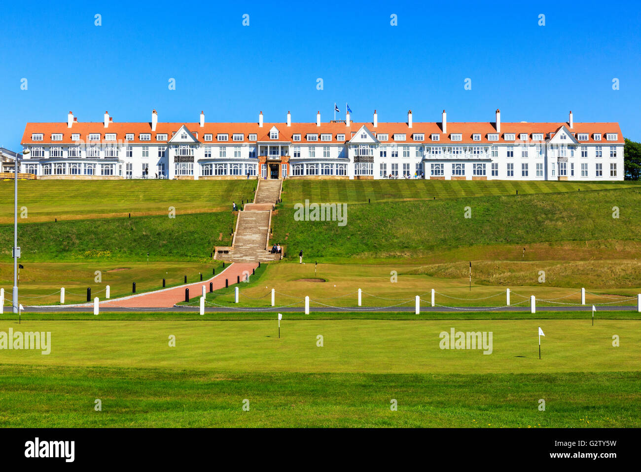 Trump hotel Turnberry, Ayrshire, Scotland, UK Banque D'Images