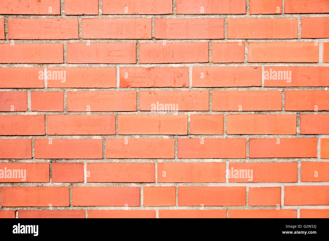 La texture mur de briques rouges Banque D'Images