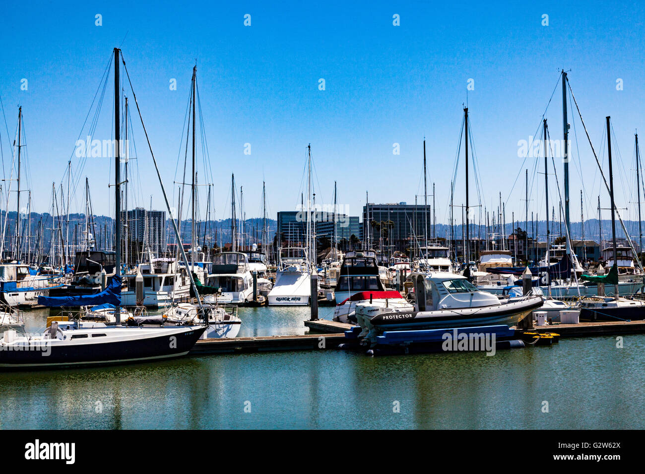 L'Emeryville en Californie Marina Banque D'Images