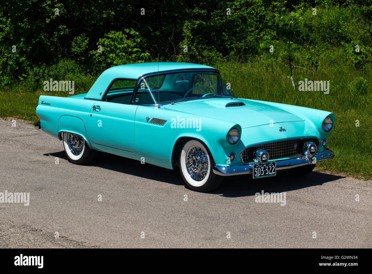 1955 Ford Thunderbird Banque D'Images