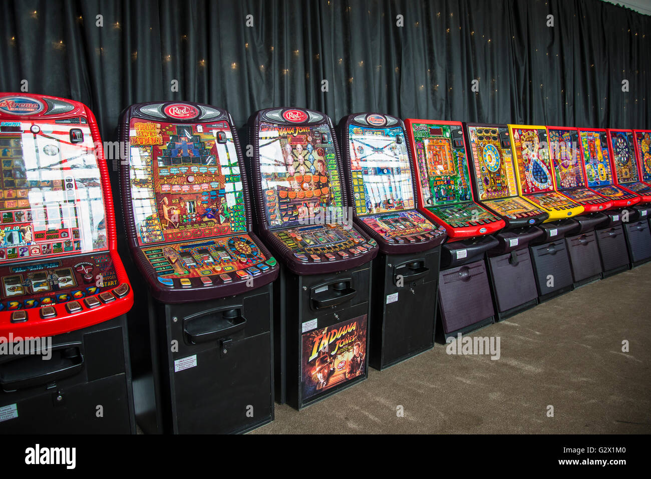 Machines de jeu, Kent, England, UK Banque D'Images