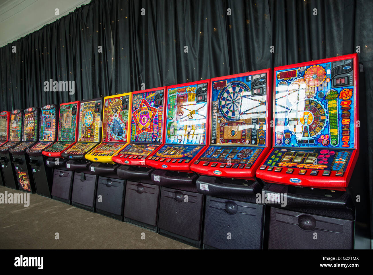 Machines de jeu, Kent, England, UK Banque D'Images