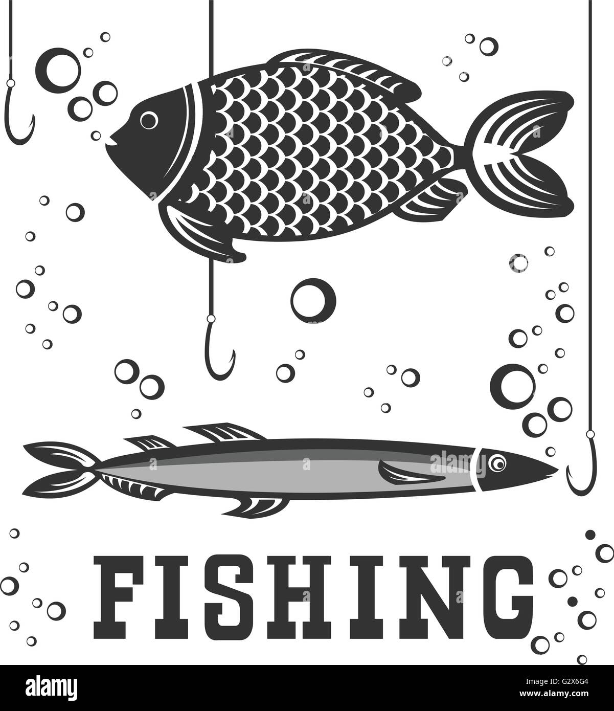 Pêche Illustration de Vecteur