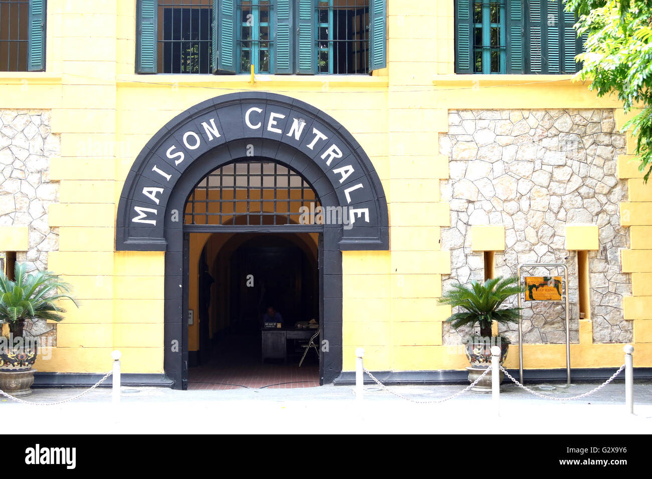 Maison Centrale de Hanoi, également connu sous le nom de la prison Hoa Lo et 'Hanoi Hilton abrite des prisonniers de guerre américains révolutionnaires vietnamiens Banque D'Images