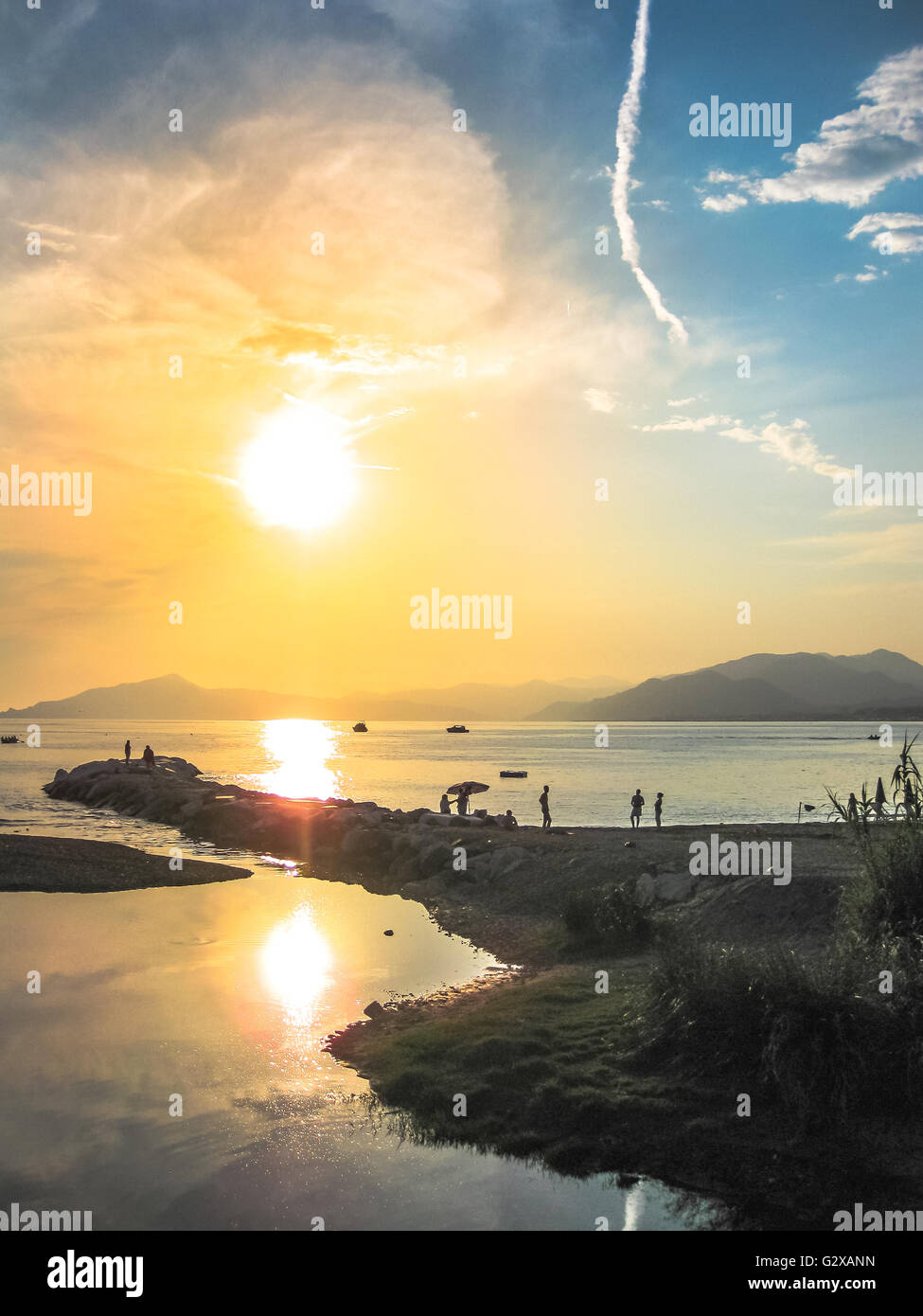 Sestri Levante Baia delle favole Banque D'Images