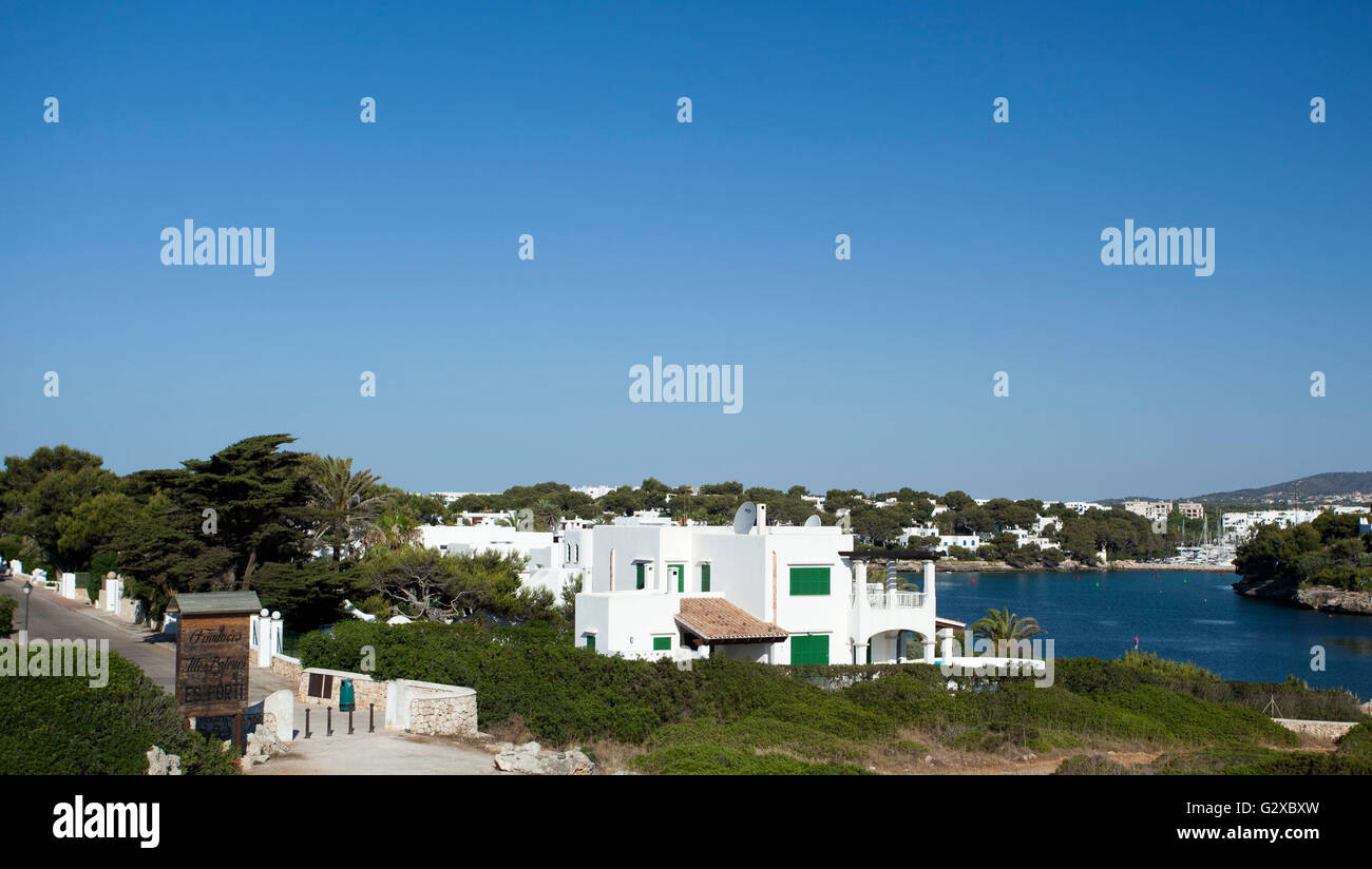 Maison de vacances, Cala d'Or, Mallorca, Majorque, Îles Baléares, Espagne Banque D'Images