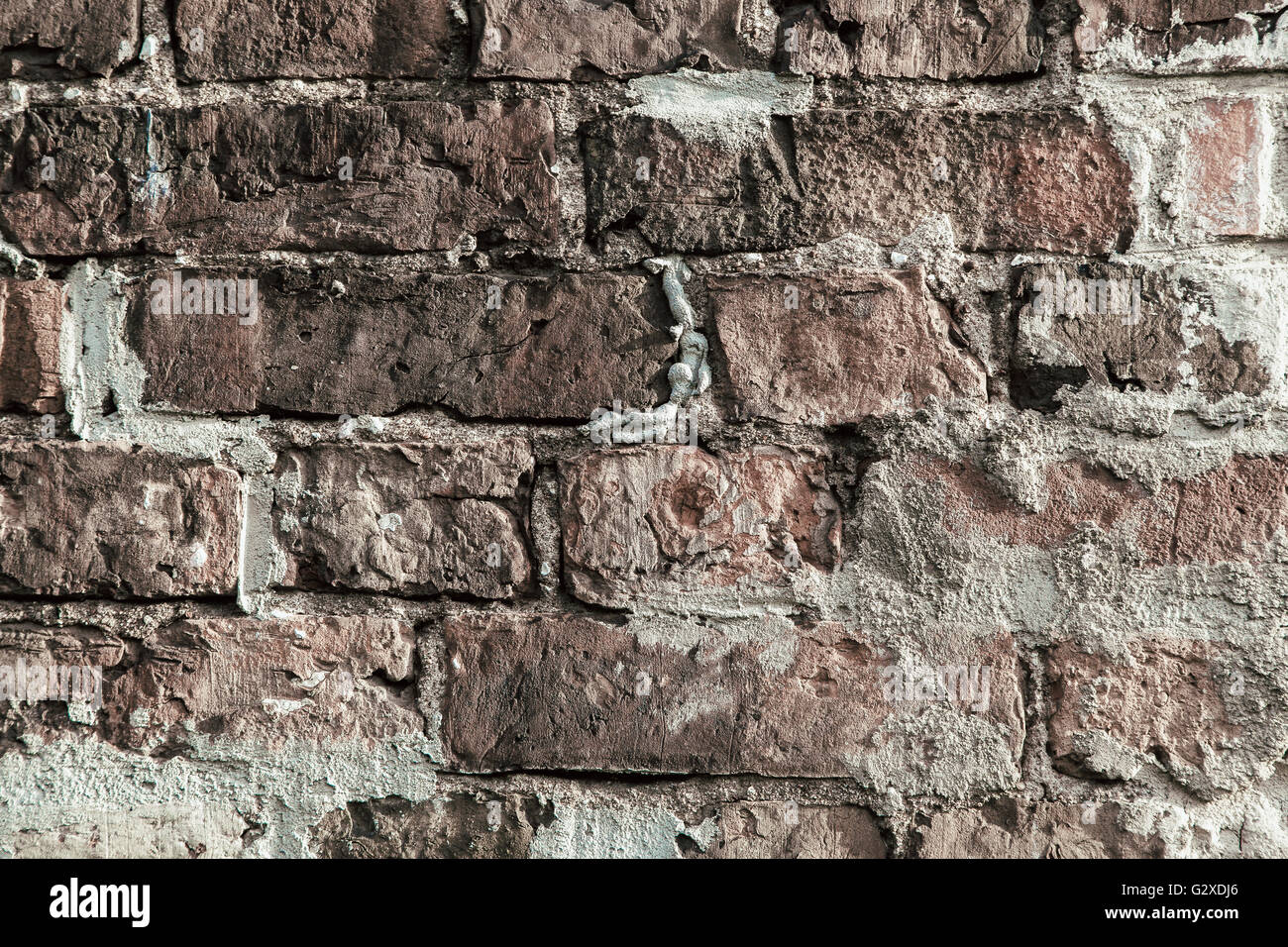 Brown brick wall background Banque D'Images