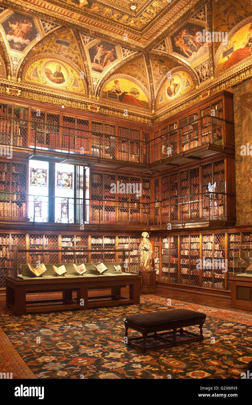Pierpont Morgan Library à New York City Banque D'Images