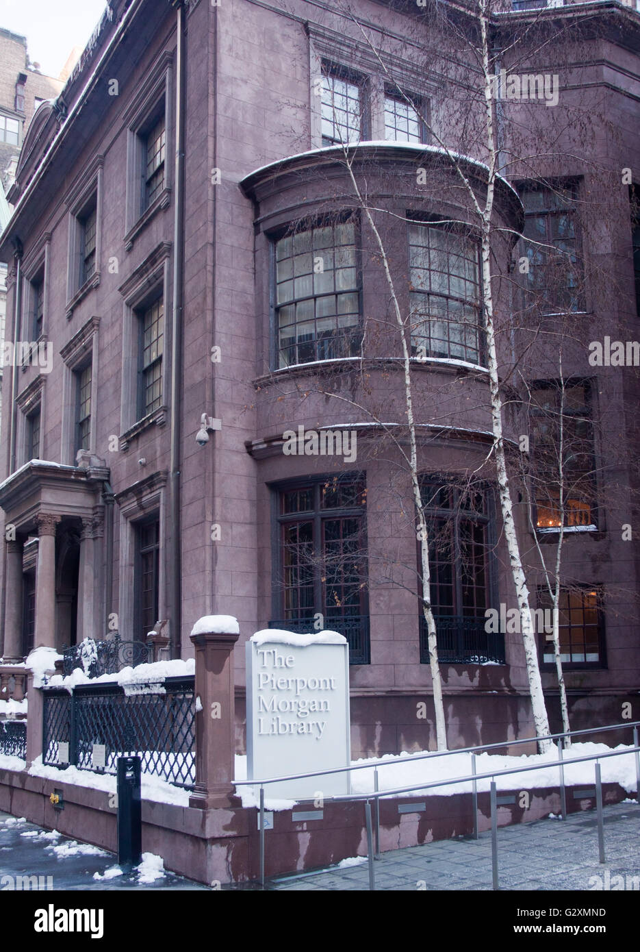 Pierpont Morgan Library à New York City Banque D'Images
