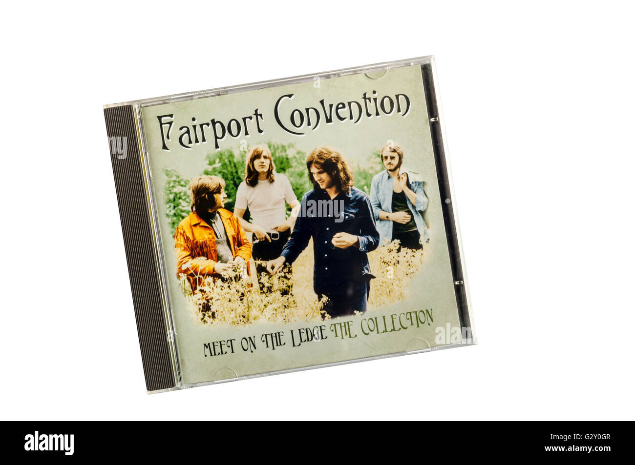 Rencontrez sur le rebord est un album compilation par groupe de rock folk anglais Fairport Convention. Banque D'Images
