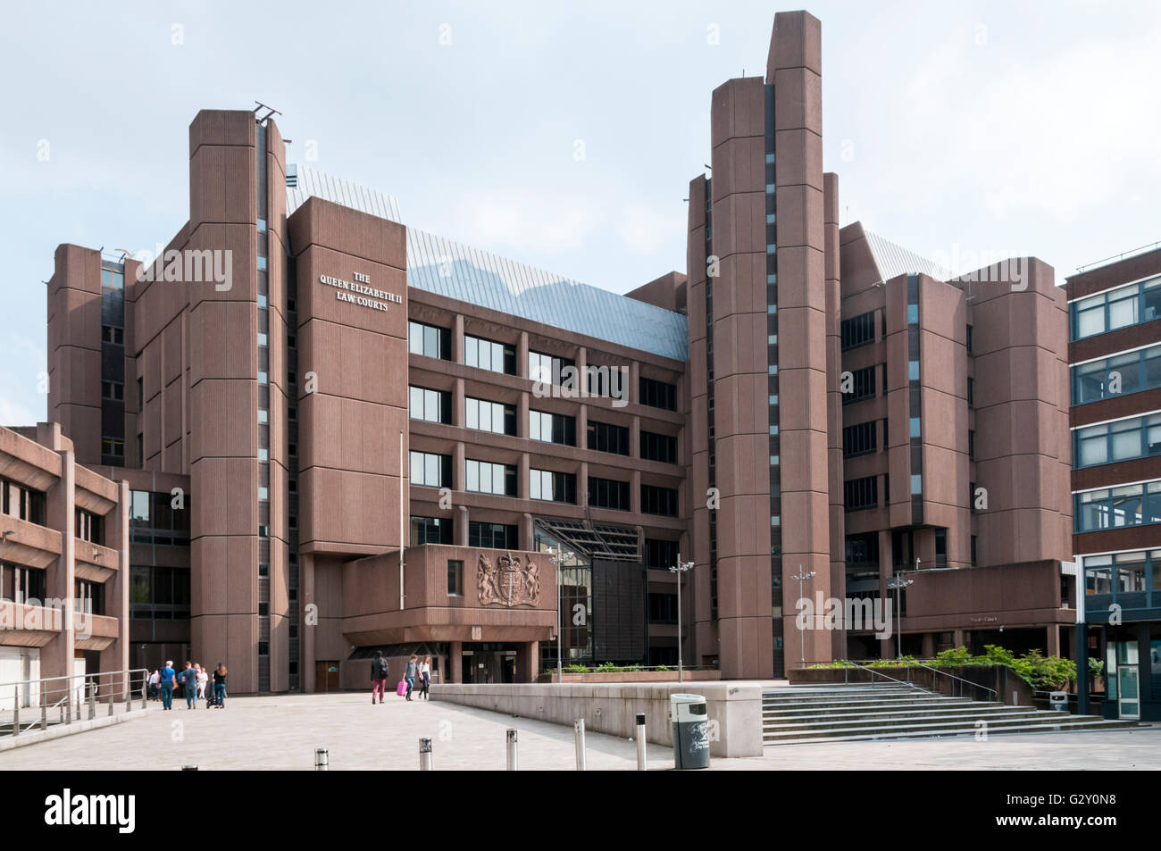 La Reine Elizabeth II Law Courts contiennent Liverpool Crown Court, le registre d'homologation de district et les tribunaux pour adolescents. Banque D'Images