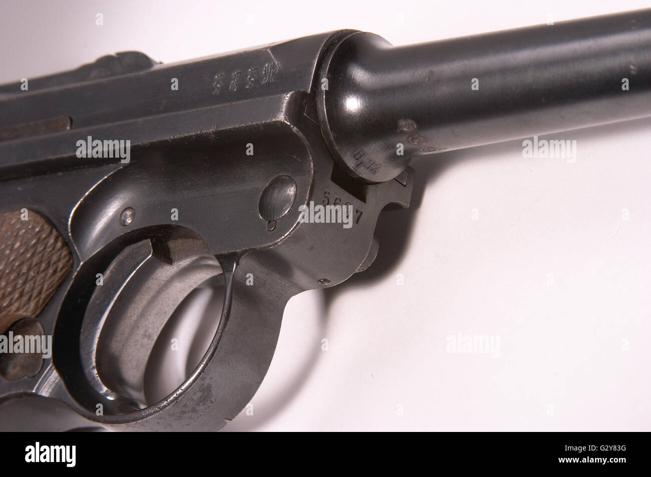 Luger Allemand WWII Banque D'Images