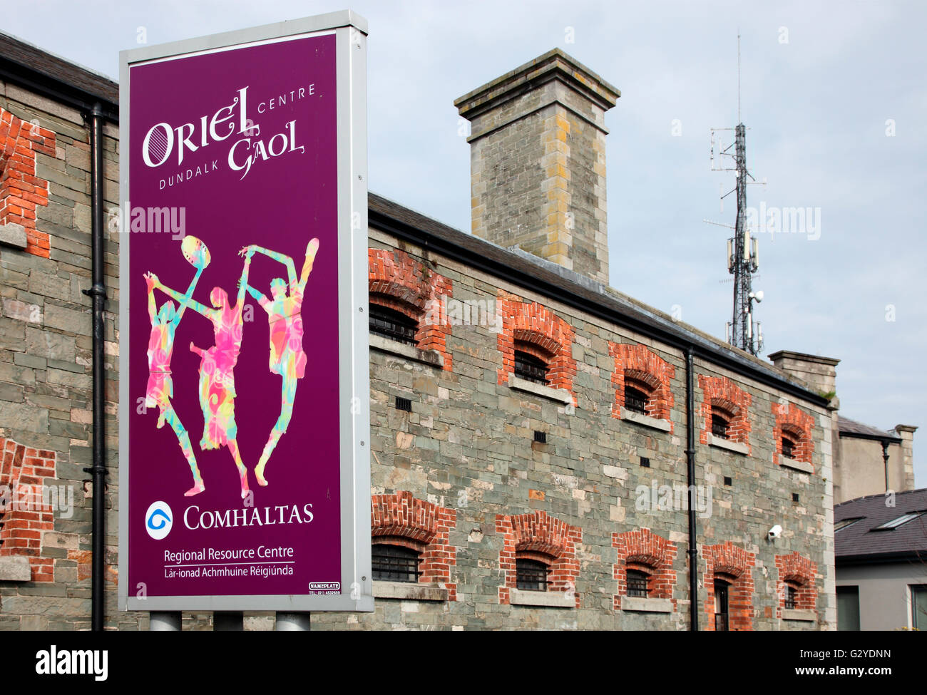 Oriel Resource Centre installé dans l'ancienne prison de Dundalk Banque D'Images