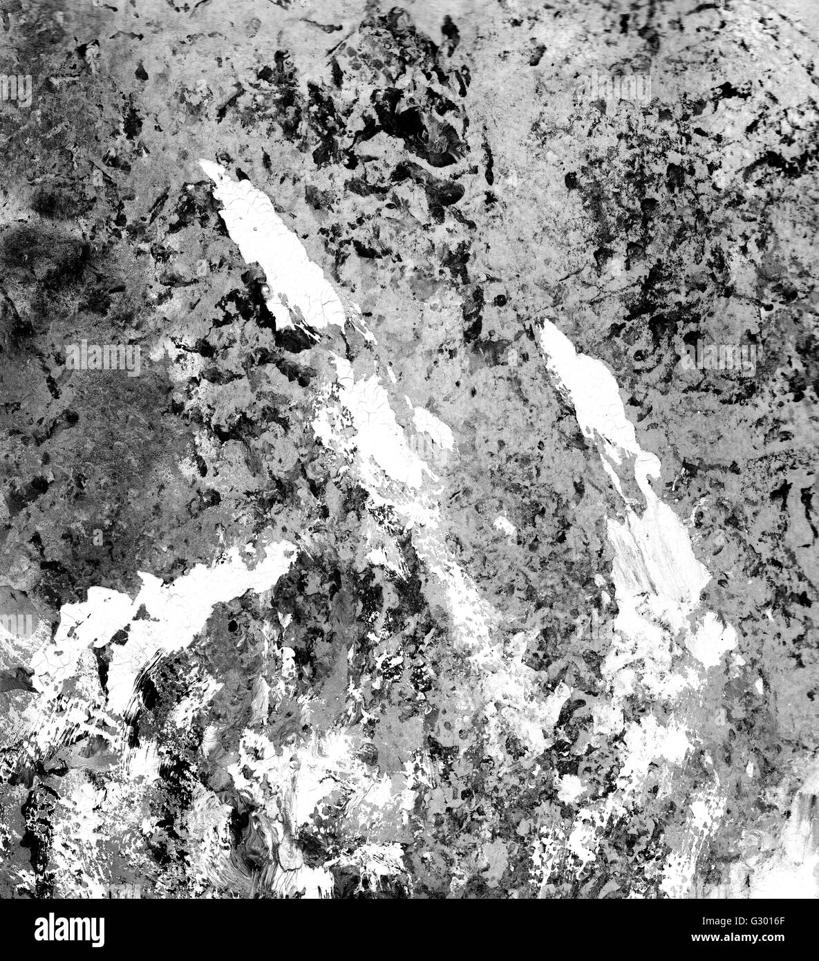 La couche de peinture sur papier. Fragment de peinture Banque D'Images