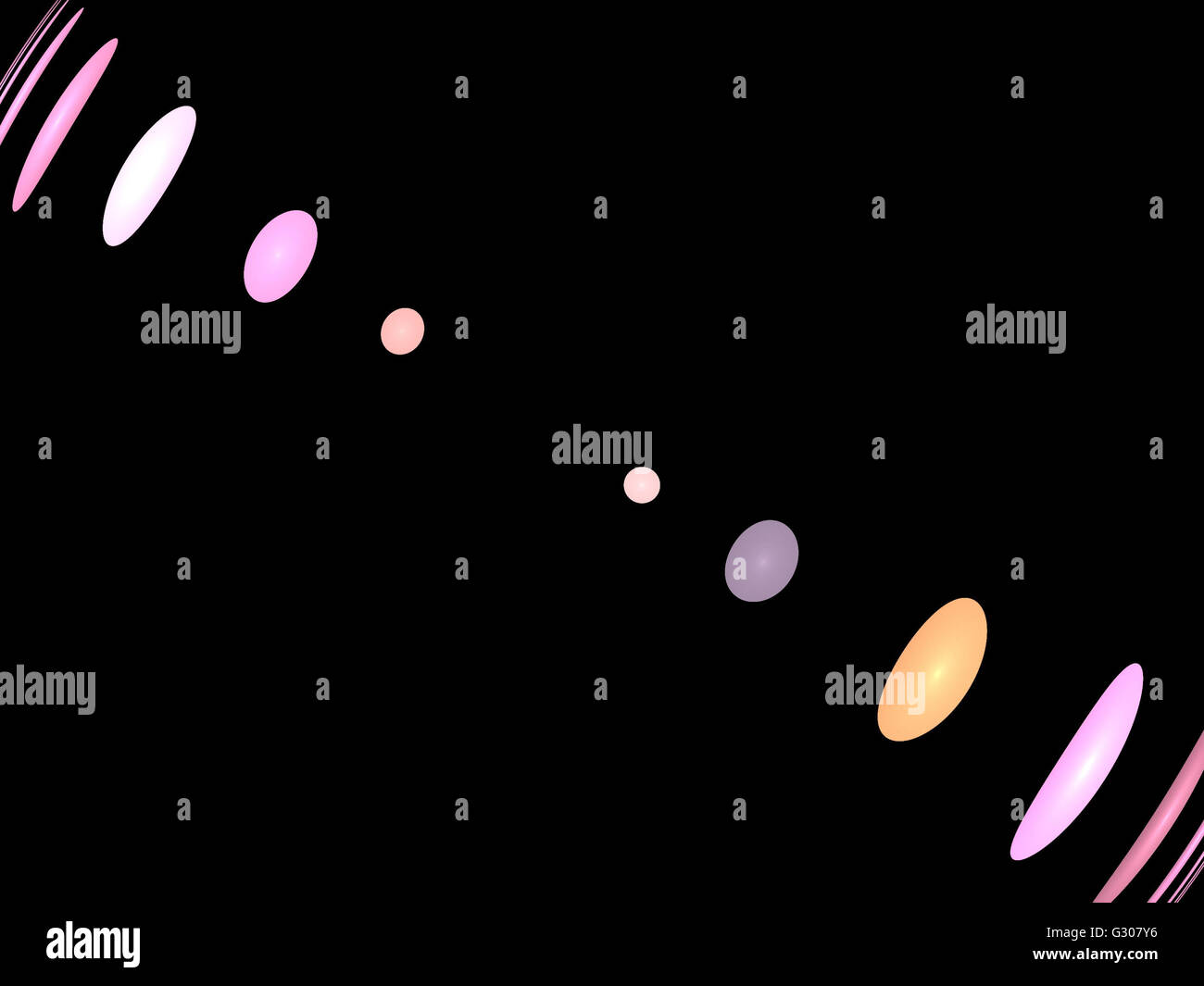 Image d'un fractal numérique avec multicolor Banque D'Images