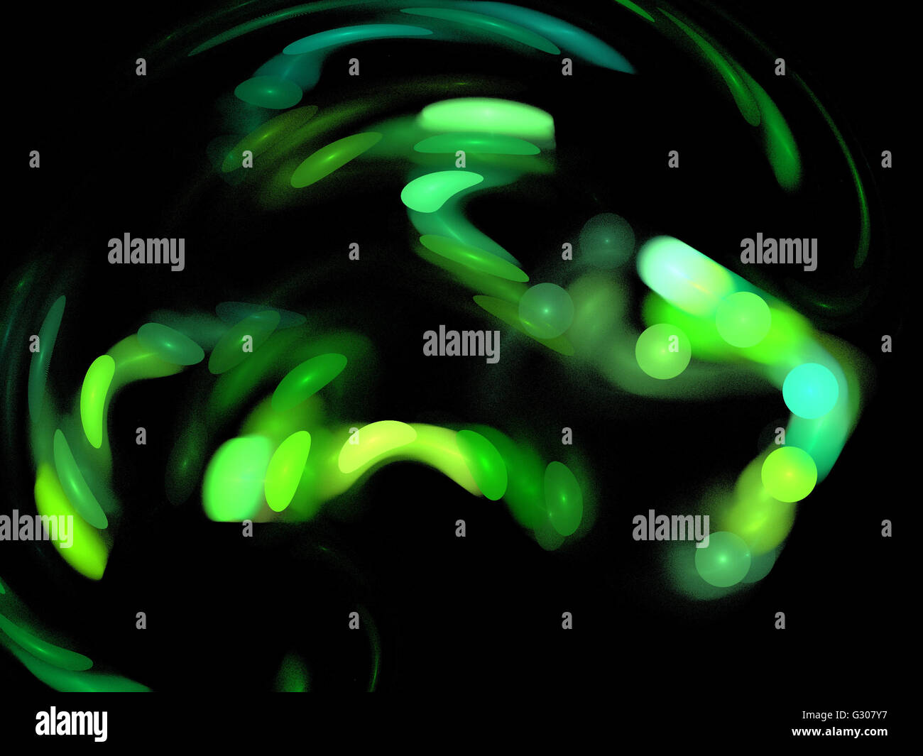 Image d'un fractal numérique avec multicolor Banque D'Images