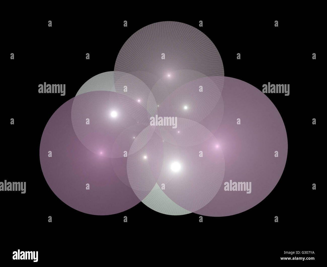 Image d'un fractal numérique avec multicolor Banque D'Images