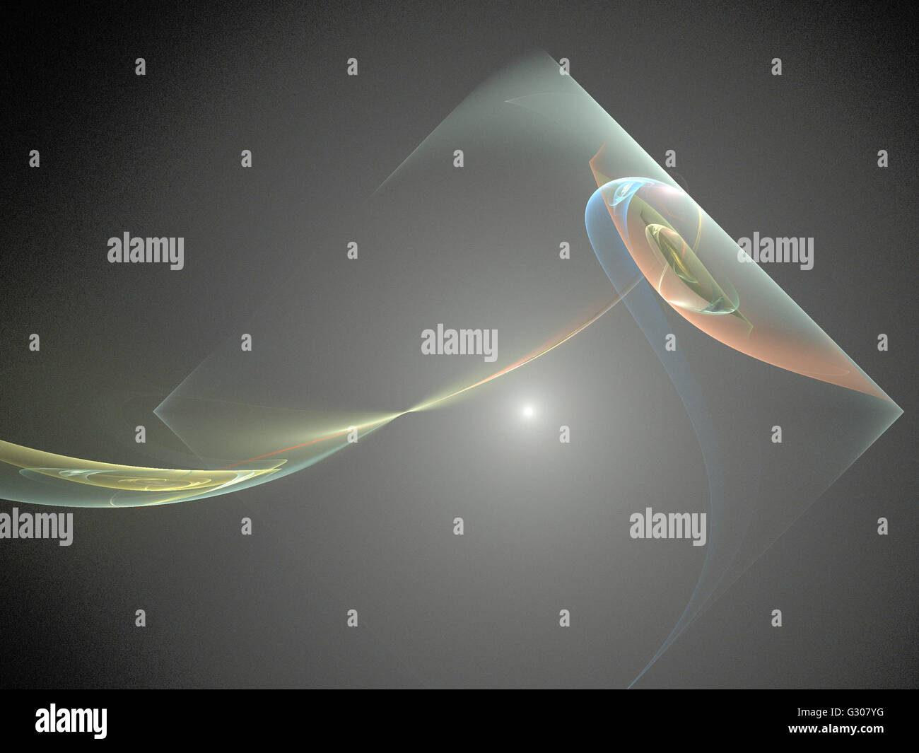 Image d'un fractal numérique avec multicolor Banque D'Images