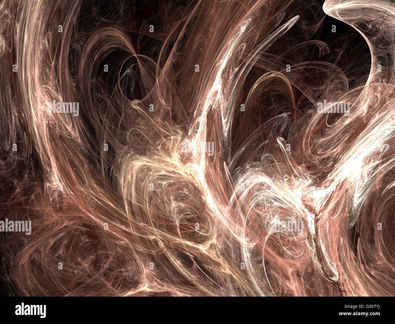 Image d'un fractal numérique avec multicolor Banque D'Images