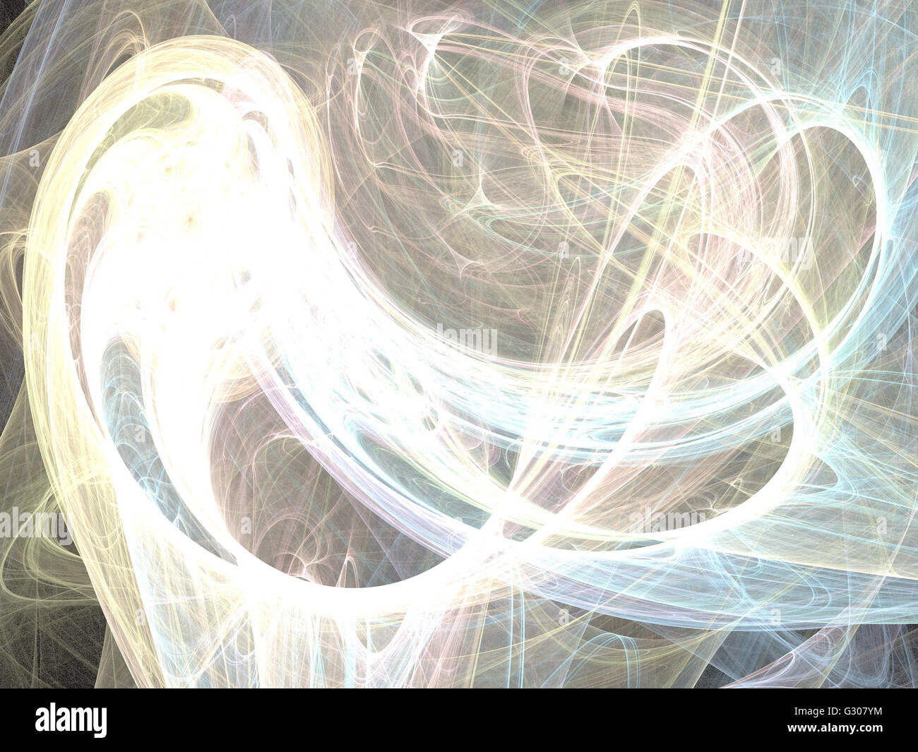 Image d'un fractal numérique avec multicolor Banque D'Images