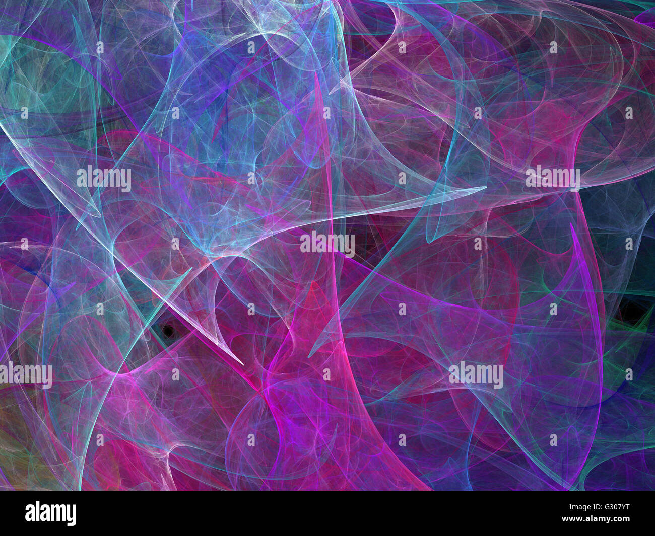 Image d'un fractal numérique avec multicolor Banque D'Images