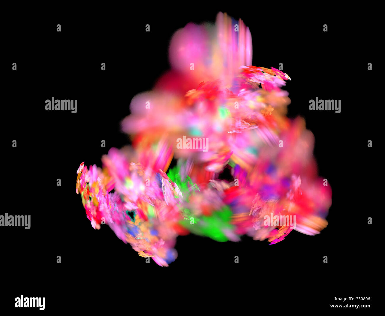 Image d'un fractal numérique avec multicolor Banque D'Images