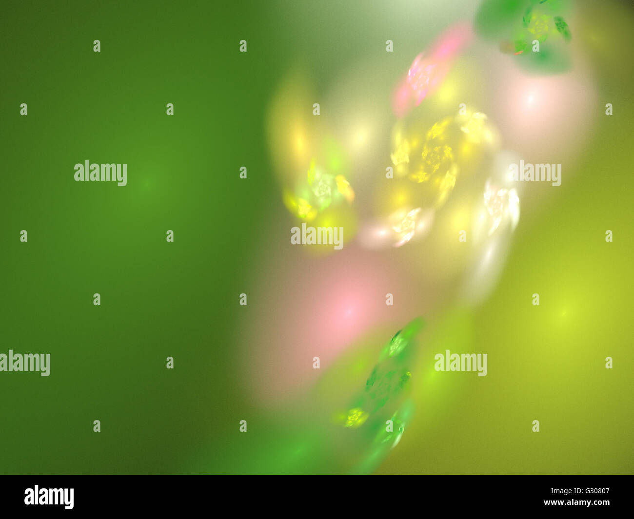Image d'un fractal numérique avec multicolor Banque D'Images