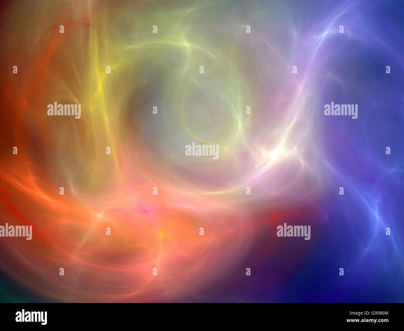 Image d'un fractal numérique avec multicolor Banque D'Images