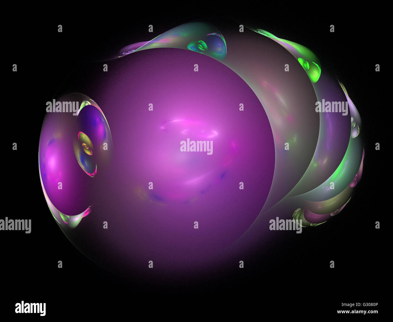 Image d'un fractal numérique avec multicolor Banque D'Images