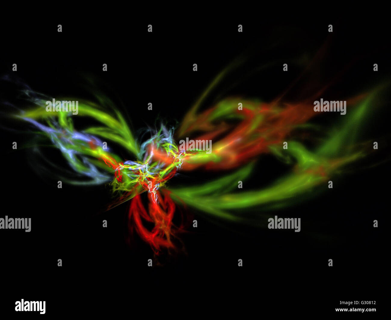 Image d'un fractal numérique avec multicolor Banque D'Images