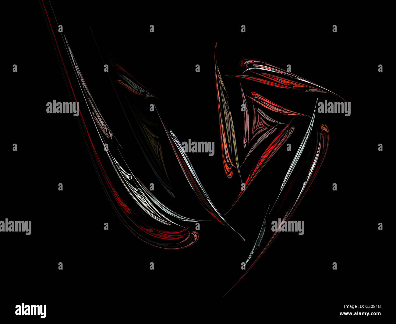 Image d'un fractal numérique avec multicolor Banque D'Images