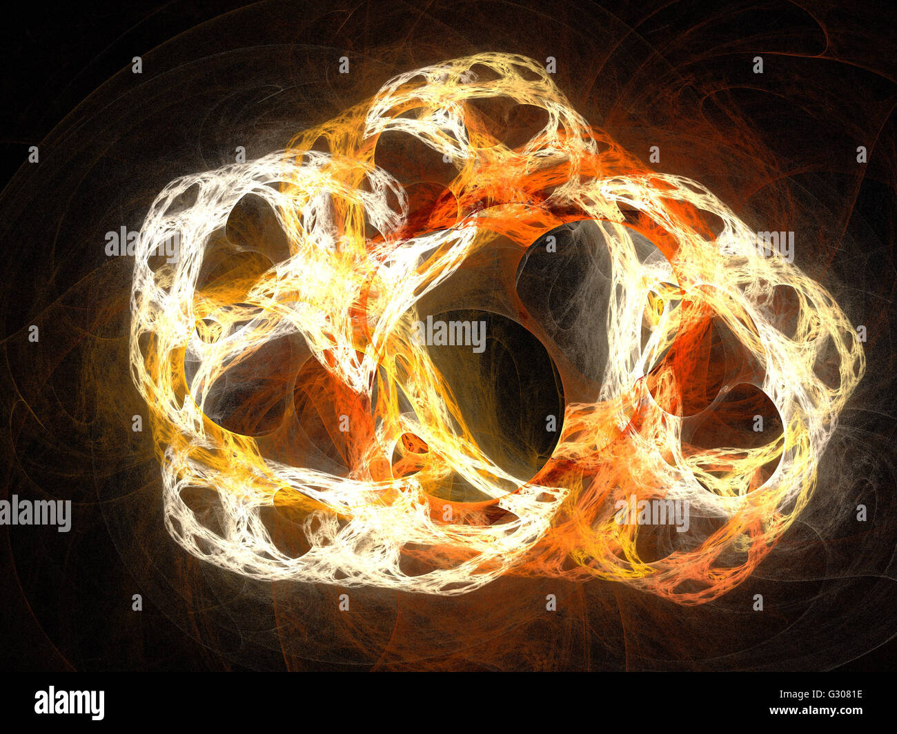 Image d'un fractal numérique avec multicolor Banque D'Images