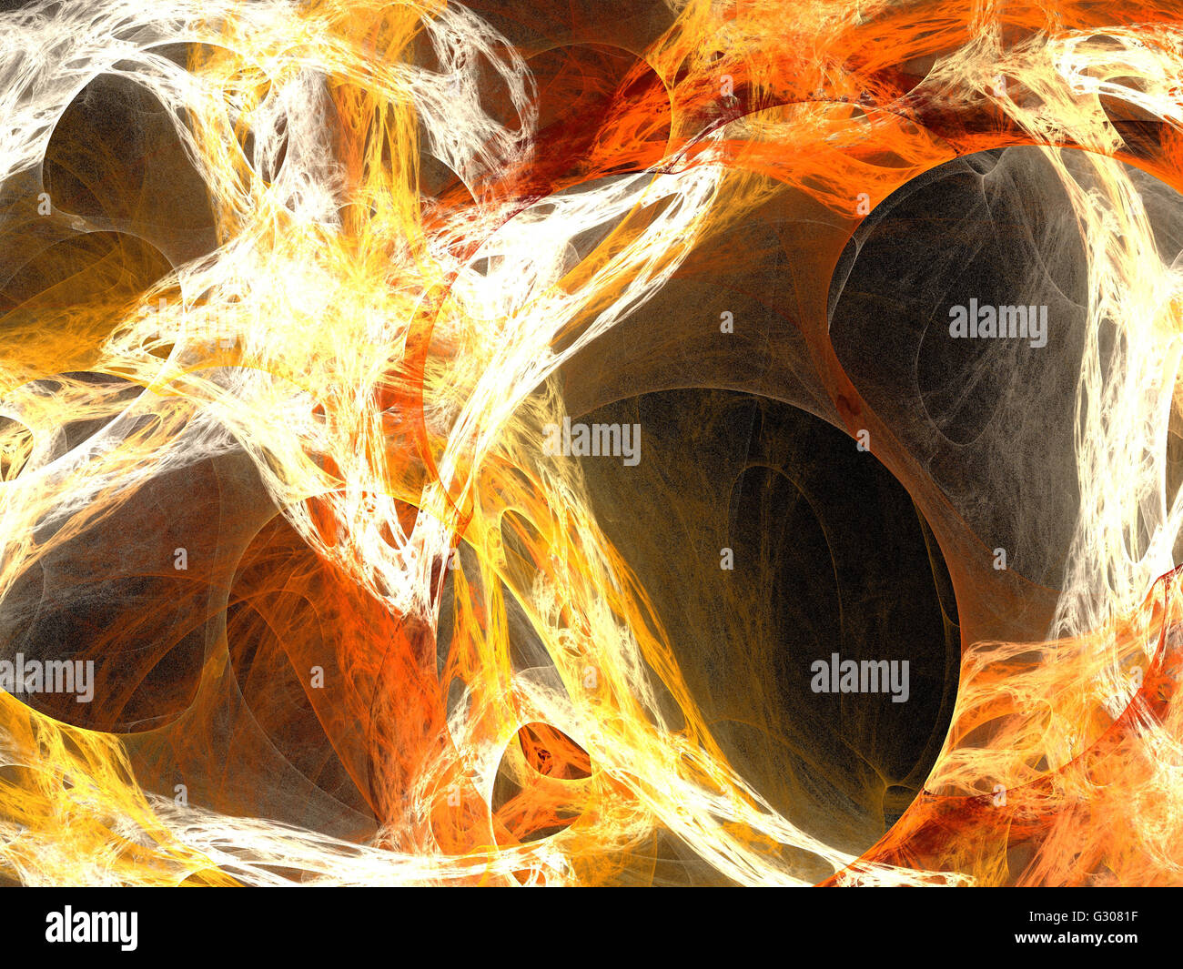 Image d'un fractal numérique avec multicolor Banque D'Images