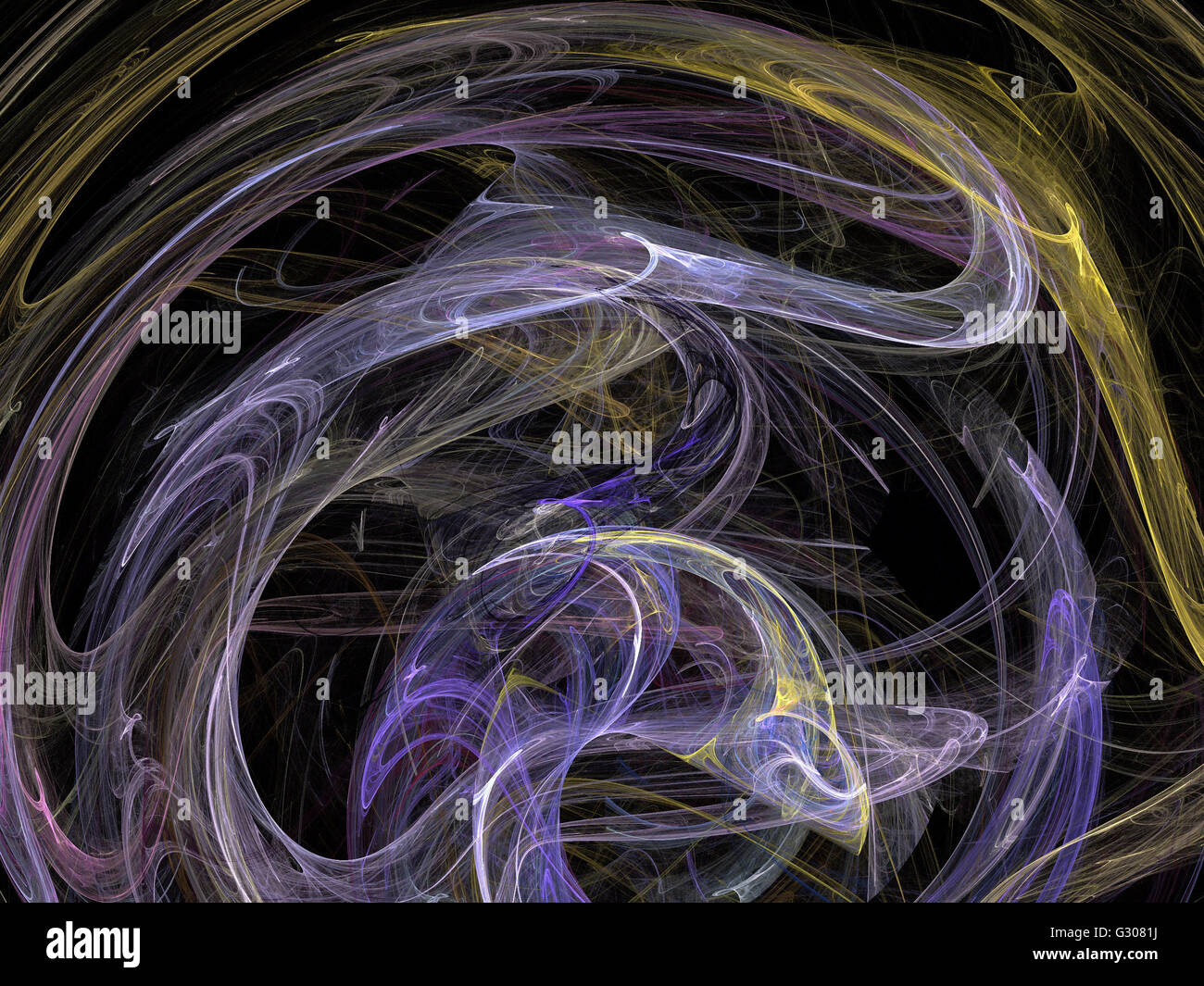 Image d'un fractal numérique avec multicolor Banque D'Images