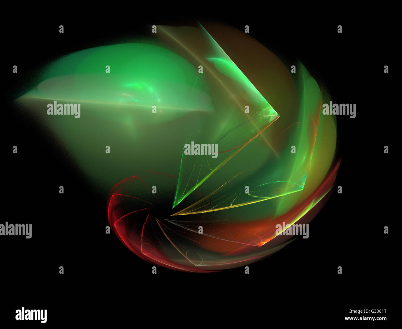 Image d'un fractal numérique avec multicolor Banque D'Images