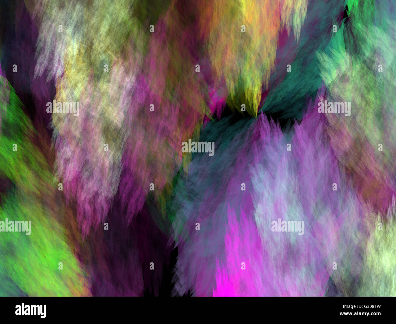 Image d'un fractal numérique avec multicolor Banque D'Images