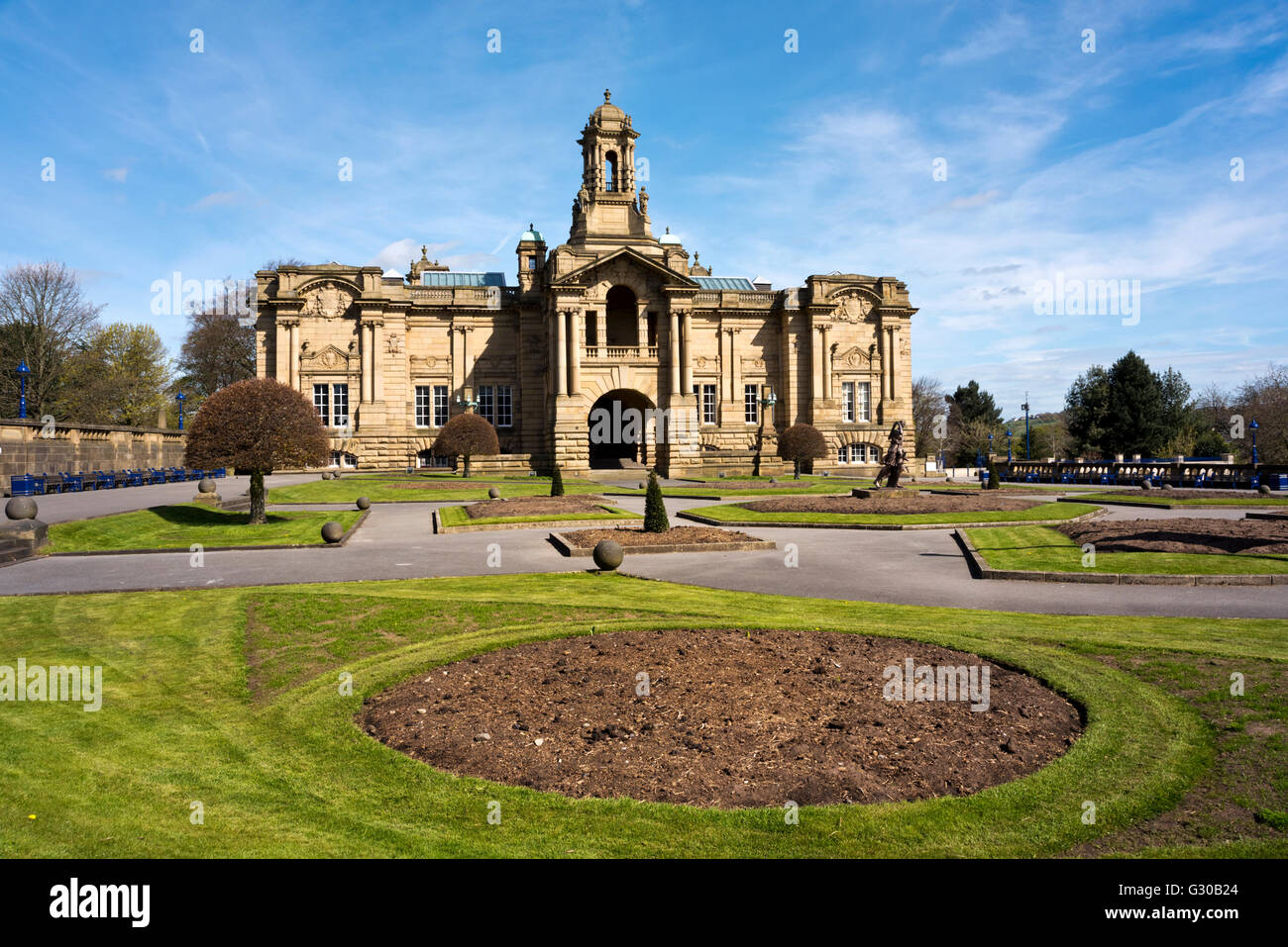 Cartwright Hall Art Gallery, Lister Park, ville de Bradford, Royaume-Uni Banque D'Images