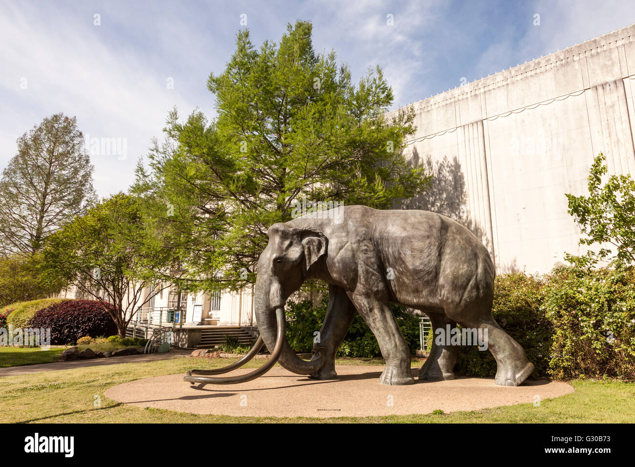 Jumbo l'éléphant à la Fair Park, Dallas, Texas Banque D'Images