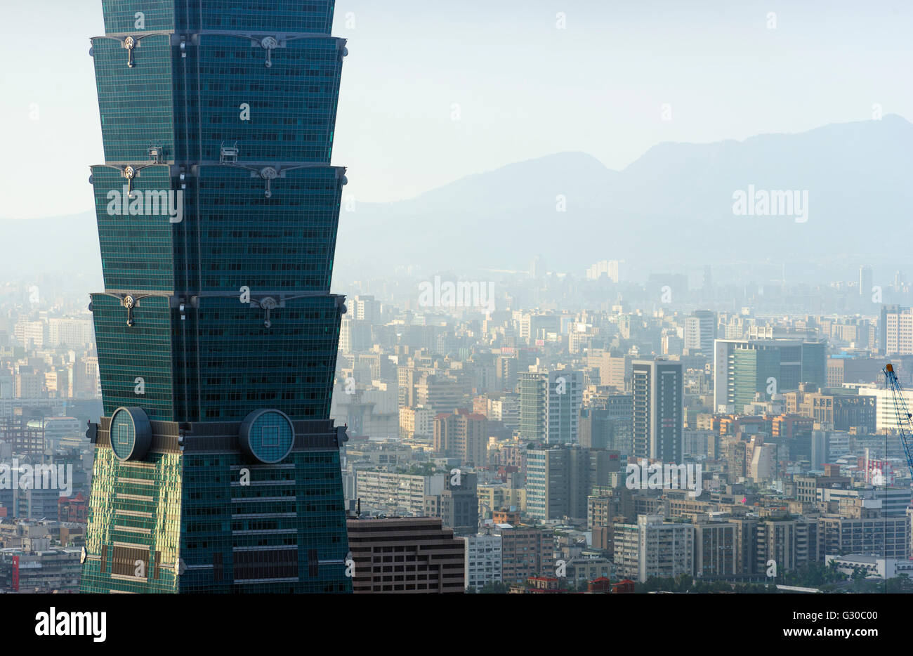 Taipei 101, Taipei, Taiwan, l'Asie Banque D'Images
