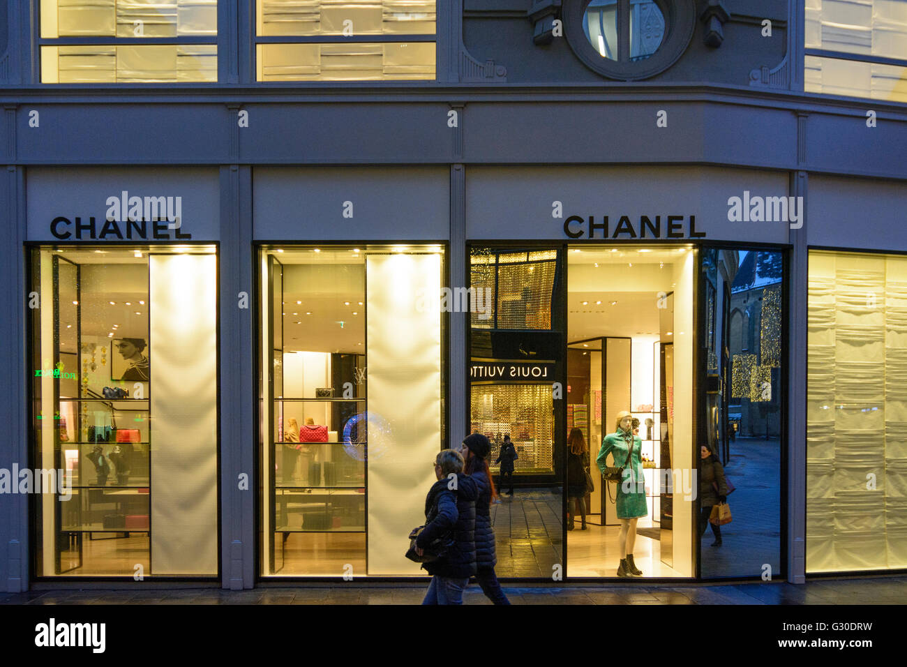 Entreprise de produits de luxe de Chanel, l'Autriche, Wien 01., Wien, Vienne Banque D'Images