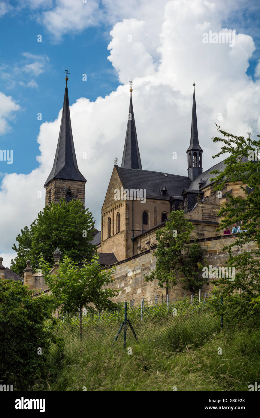 Abtei Michaelsberg à Bamberg (abbaye de Michaelsberg) Banque D'Images