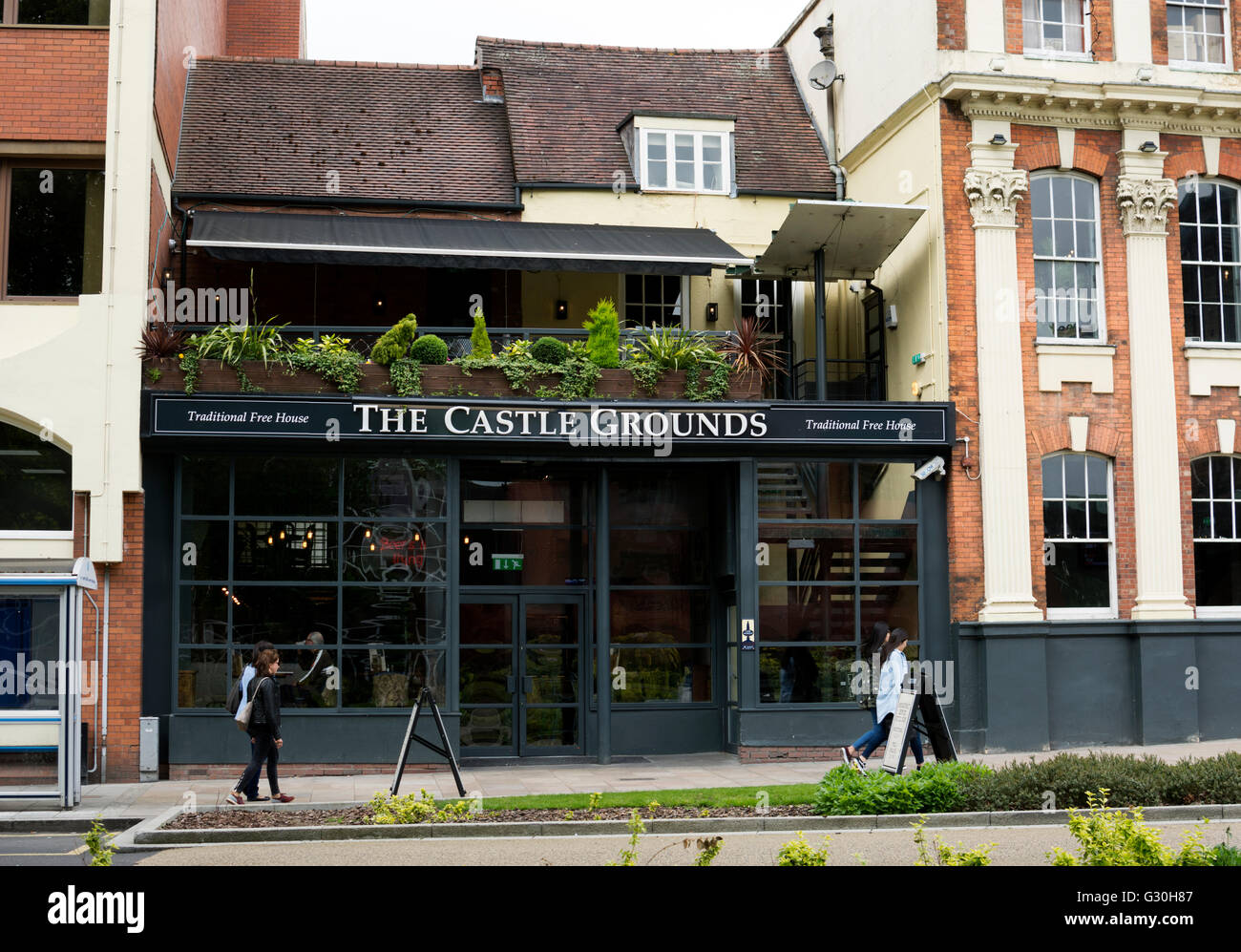 Le parc du château pub, peu de Park Street, Coventry city centre, Royaume-Uni Banque D'Images