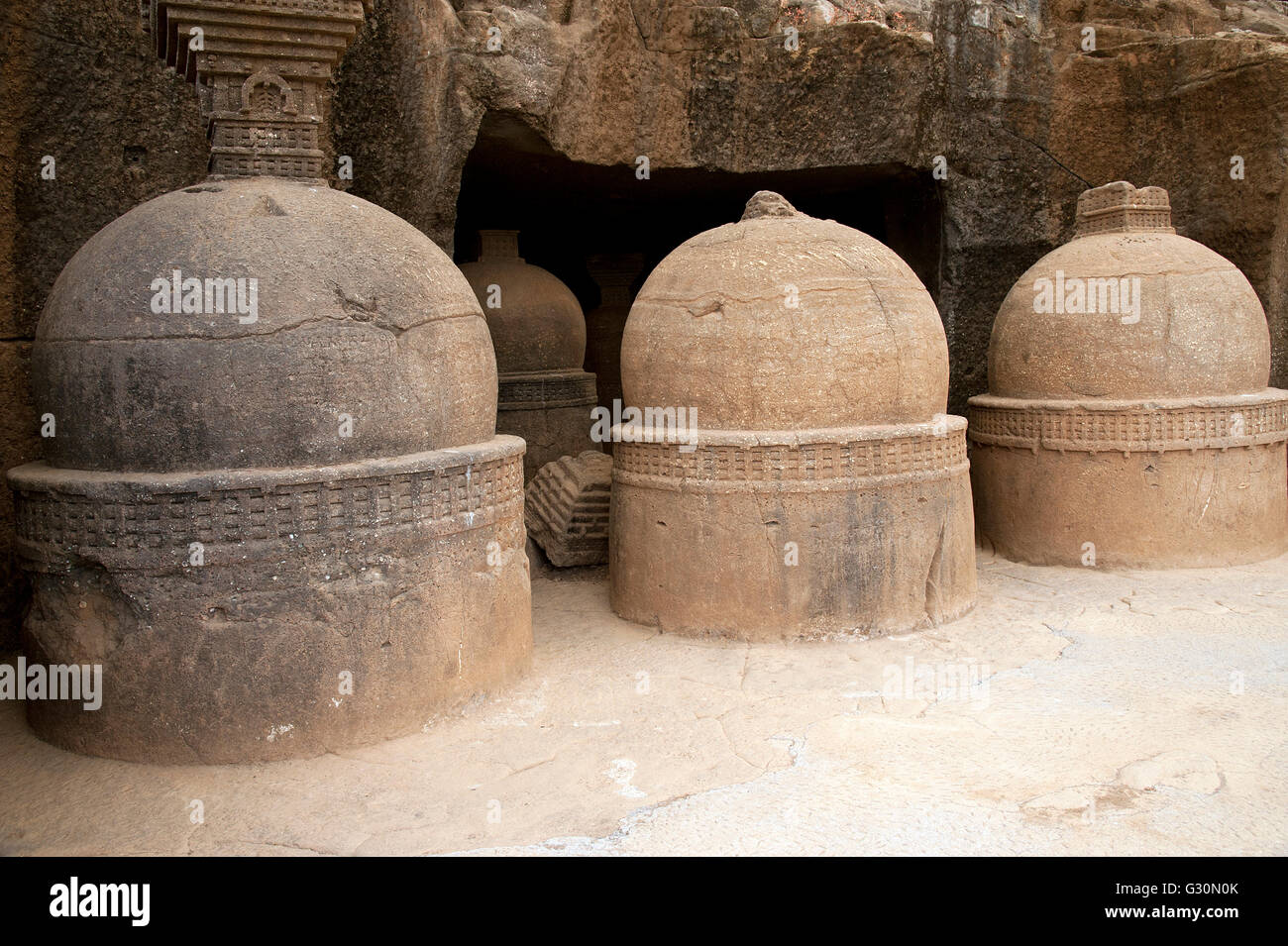 L'image de Bhaja Caves à Pune Maharashtra, Inde Banque D'Images