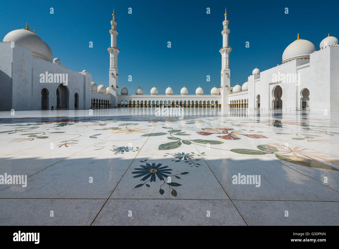 La transcendance, la Grande Mosquée Sheikh Zayed, Abu Dhabi Banque D'Images