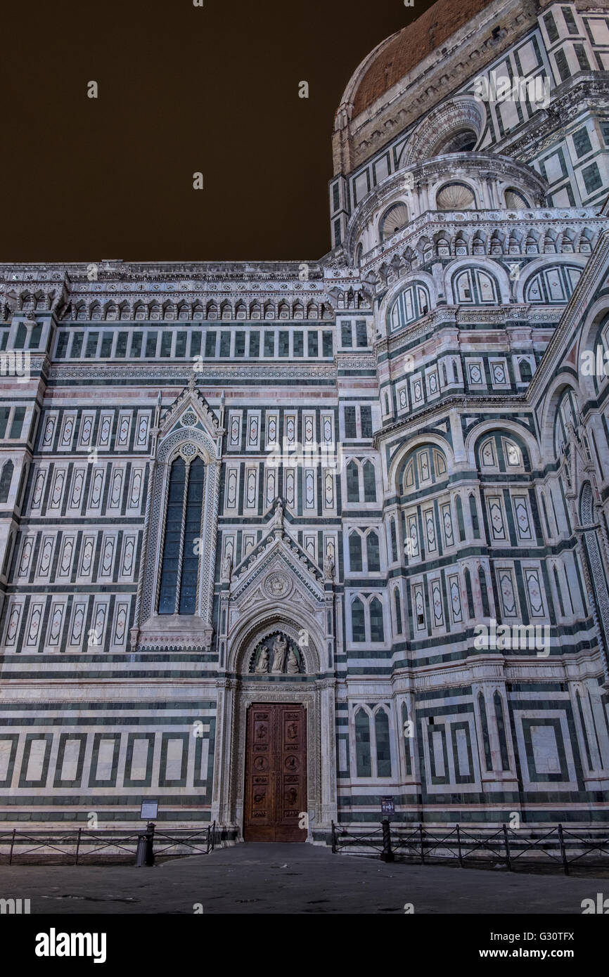 Cathédrale de Santa Maria del Fiore, la Piazza del Duomo, Florence, Italie Banque D'Images