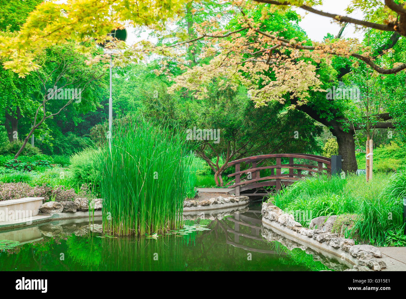L'île Marguerite de Budapest, le Jardin japonais sur l'île Margaret