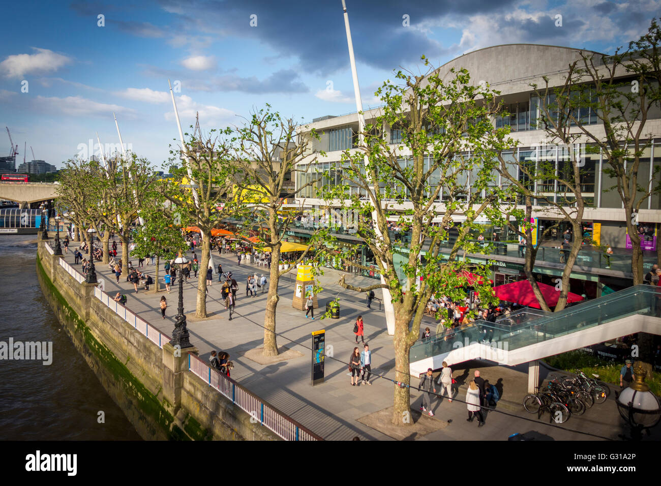 Royal Festival Hall, South Bank, Londres, UK Banque D'Images