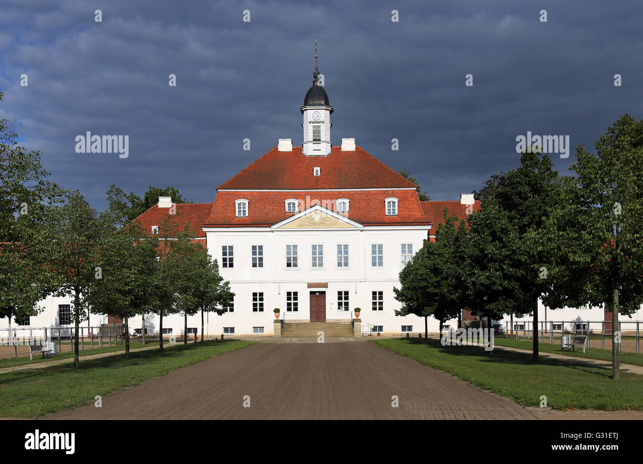 Neustadt (Dosse), l'Allemagne, la maison de l'écuyer principal de Brandebourg et Landgestuets Banque D'Images