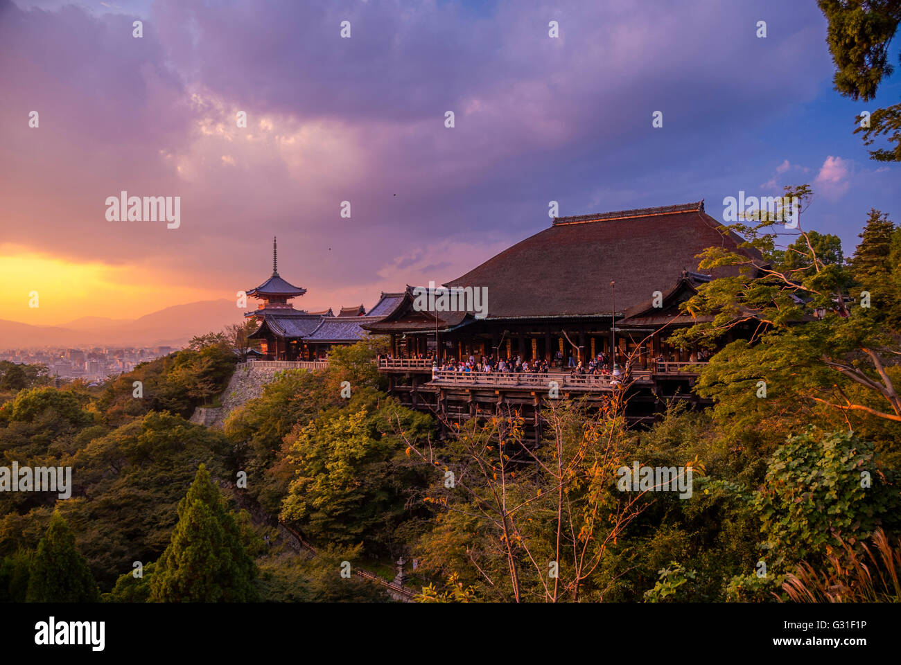 Temple de kiyomizu kyoto Banque de photographies et d’images à haute ...