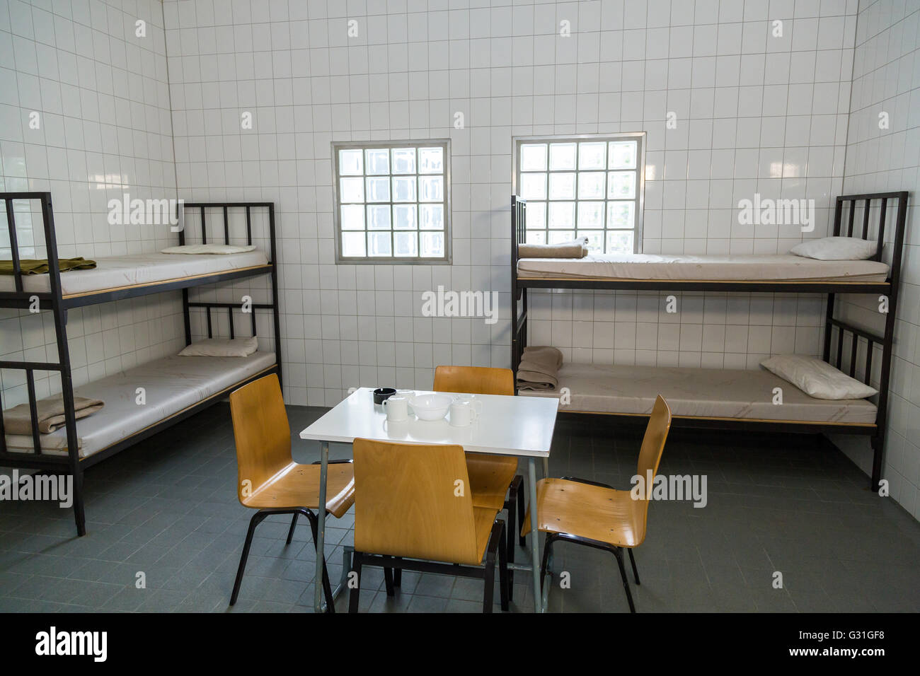Bremen, Allemagne, cellule de garde à vue Banque D'Images